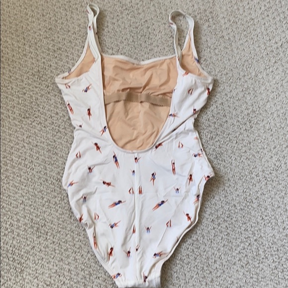 NWT J. Crew Swimsuit in Swimmer Print - Picture 6 of 6